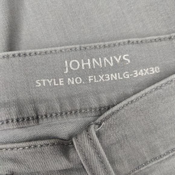 Mugsy Johnnys Jeans Size 33x29 Gray Slim Fit Stretch Denim Casual Pants FLX3NLG - Picture 6 of 7